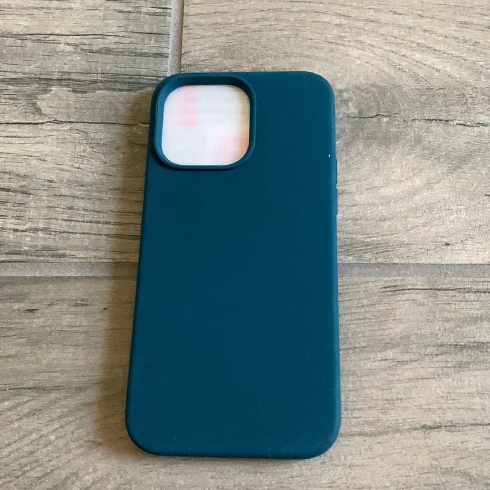 Dark teal phone case